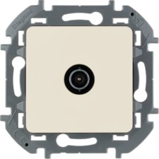 Розетка телевизионная проходная ТВ Inspiria 14дБ 5-862мГц механизм сл.кость Leg 673861