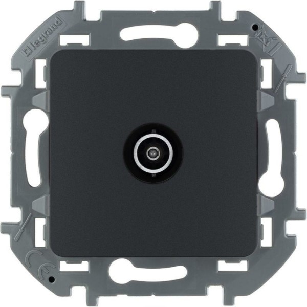 Розетка телевизионная проходная ТВ Inspiria 14дБ 5-862мГц механизм антрацит Leg 673863