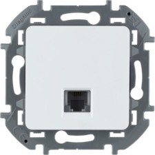 Розетка ТФ Inspiria RJ11 механизм бел. Leg 673820