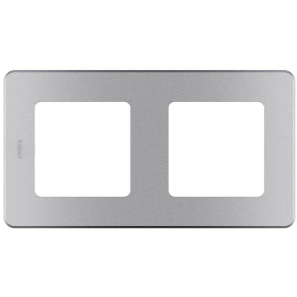 Рамка 2-м Inspiria алюм. Leg 673942