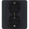 Розетка Inspiria 16А 250В 2х2P+E немецк. стандарт антрацит Leg 673753