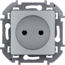 Розетка 1-м СП Inspiria 16А IP20 250В 2P механизм алюм. Leg 6737