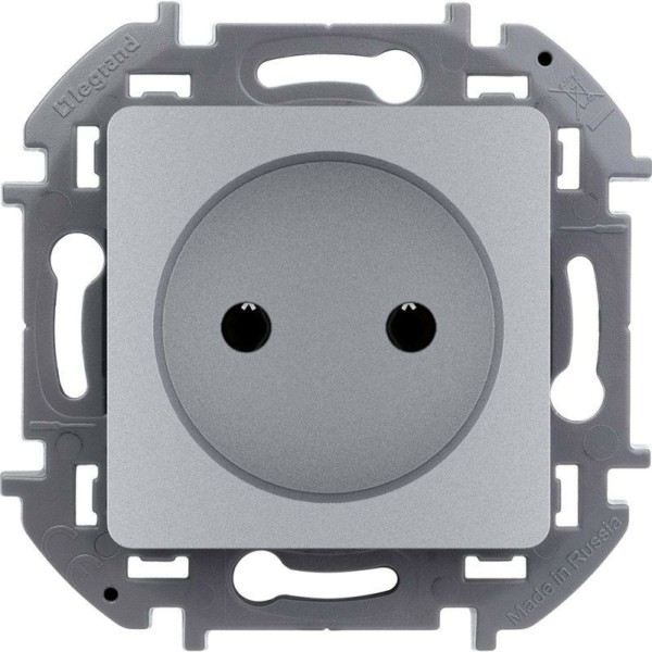 Розетка 1-м СП Inspiria 16А IP20 250В 2P механизм алюм. Leg 6737