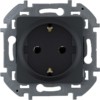 Розетка 1-м СП Inspiria 16А IP20 250В 2P+E немецк. стандарт механизм антрацит Leg 673723