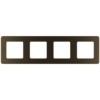 Рамка 4-м Inspiria бронз. Leg 673969