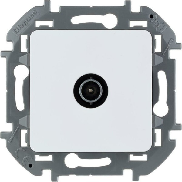 Розетка телевизионная проходная ТВ Inspiria 14дБ 5-862мГц механизм бел. Leg 673860