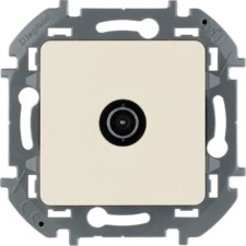 Розетка телевизионная оконечная ТВ Inspiria 10дБ 5-862мГц механизм сл.кость Leg 673871