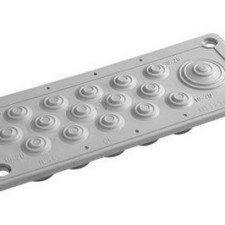 Кабельный ввод пластик V0 UL94. 16 отв. IP54 DKC R5HTC16