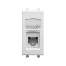 Розетка ТФ 1мод. Avanti “Белое облако” RJ модульная DKC 4400311