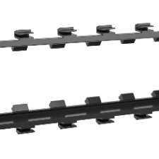 Суппорт 6мод. Viva черн. DKC F0003AB