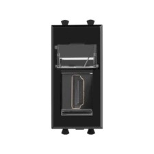 Розетка HDMI 1мод. Avanti “Черный квадрат” тип А-А модульная DKC 4402251