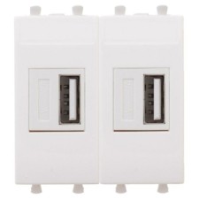 Устройство зарядное USB 2мод. 2.1А Avanti “Белое облако” DKC 4400542