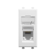 Розетка ПК 1мод. Avanti “Белое облако” RJ45 кат.6 модульная DKC 4400291