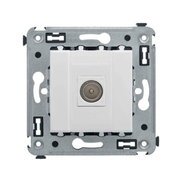 Розетка телевизионная одиночная ТВ СП Avanti “Белое облако” DKC 4400503