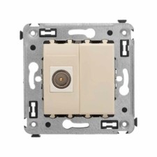 Розетка телевизионная одиночная ТВ СП Avanti “Ванильная дымка” DKC 4405503
