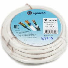 Провод ПВС 3х1.5 Б (бухта 10м) (шт) Промэл 13321610