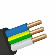 Кабель ВВГ-Пнг(А) 3х2.5 ок (N PE) 0.66кВ (м) ПромЭл 11854150