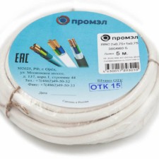 Провод ПВС 3х0.75 Б (бухта 5м) (шт) Промэл 13321560
