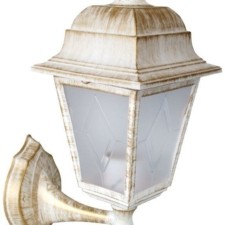 Светильник садово-парковый PP4201/02 C66 НБУ 04-60-001 У1 Леда 4-гран. пласт. +пласт. бел. бронза Camelion 13833