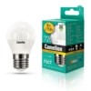 Лампа СДЛ LED8-G45/830/E27 8Вт шар 3000К тепл. бел. E27 720Лм 170-265В Camelion 12392