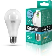 Лампа СДЛ LED11-A60/845/E27 11Вт грушевидная 4500К бел. E27 880Лм 220-240В Camelion 12036