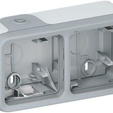 Коробка КМЭУ ОП 2-м Plexo горизонт. сер. Leg 069672