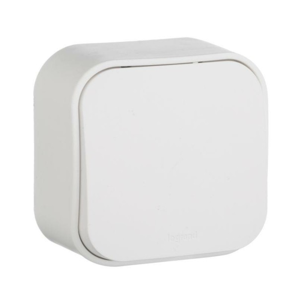 Переключатель 1-кл. ОП проходной Quteo 10А IP20 10AX бел. Leg 782204