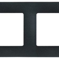 Рамка 2-м Etika антрацит Leg 672582