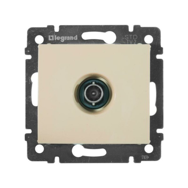 Розетка телевизионная оконечная ТВ СП Valena 10дБ 2400МГц механизм сл.кость Leg 774330