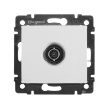 Розетка телевизионная проходная ТВ СП Valena 14дБ 2400МГц механизм бел. Leg 774431