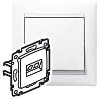 Розетка ПК 1-м СП Valena RJ45 UTP механизм бел. (DIY-упак.) Leg 694286