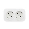 Розетка 2-м ОП Quteo 16А IP20 250В 2х2P+E с/з бел. Leg 782233