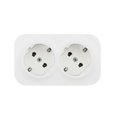 Розетка 2-м ОП Quteo 16А IP20 250В 2х2P+E с/з бел. Leg 782233
