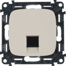 Розетка ПК 1-м Valena Allure RJ45 кат.5E UTP с лиц.пан. механизм сл.кость Leg 753840