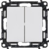 Выключатель 2-кл. СП Valena Life 10А IP20 250В с лиц.пан. безвинт.заж. механизм бел. Leg 752405