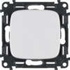 Механизм переключателя 1-кл. СП Valena Allure 10А IP20 250В 10AX с лиц. панелью безвинт. зажимы бел. Leg 752706