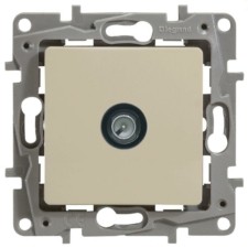 Розетка телевизионная оконечная ТВ СП Etika 5дБ 5-862МГц механизм сл.кость Leg 672365