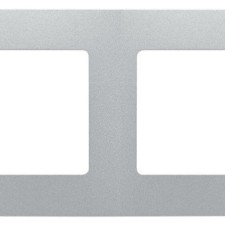 Рамка 2-м Etika алюм. Leg 672552