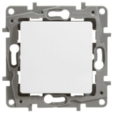 Механизм переключателя 1-кл. СП Etika 10А IP20 250В 10AX безвинт. зажимы бел. Leg 672205