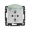 Розетка 1-м СП Valena 16А IP44 2P+E с/з защ. шторки с крышкой немецк. стандарт механизм бел. Leg 774220