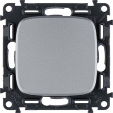 Выключатель 1кл. СП Valena Allure 10А IP20 250В 10AX с лиц.пан. безвинт.заж. механизм алюм. Leg 752901