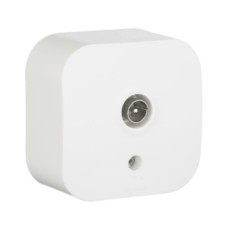 Розетка телевизионная ТВ 1-м ОП Quteo IP20 звезда бел. Leg 782215