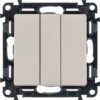Выключатель 3кл. СП Valena Life 10А IP20 250В 10AX с лиц.пан. винт.заж. механизм сл.кость Leg 752503