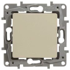 Выключатель 1кл. СП Etika 10А IP20 250В 10AX безвинт.заж. механизм сл.кость Leg 672301