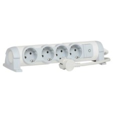 Удлинитель сетевой 4х1.5м с/з 16А IP20 Комфорт 4х2P+E Leg 694626