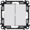 Механизм переключателя 2-кл. СП Valena Life 10А IP20 250В с лиц. панелью безвинт. зажимы бел. Leg 752408