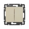 Выключатель 2кл. СП Valena 10А IP31 250В механизм сл.кость Leg 774305