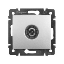 Розетка телевизионная ТВ СП Valena 1.5дБ 2400МГц звезда механизм алюм. Leg 7709