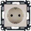 Розетка 1-м СП Valena Life 16А IP2X 250В 2P+E безвинт. клеммы с лиц.пан. механизм сл.кость Leg 753521