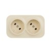 Розетка 2-м ОП Quteo 16А IP20 250В 2х2P сл.кость Leg 782261
